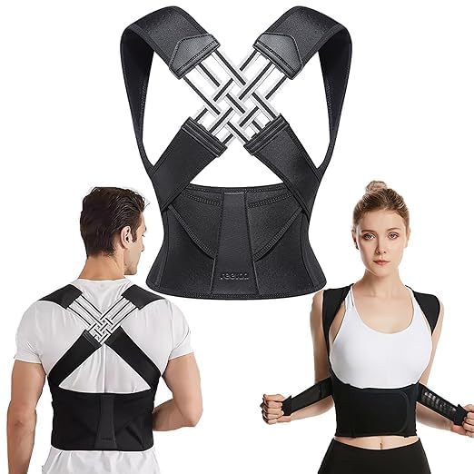 PosturaPro- Adjustable Posture Corrector – Back, Neck & Shoulder Support